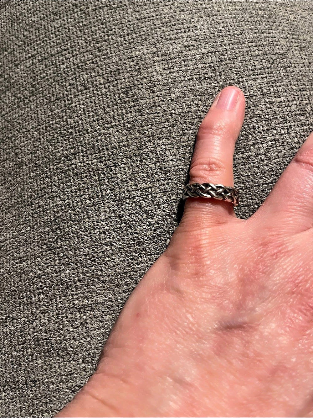 Brighton Braided Band Ring in Silver Like New